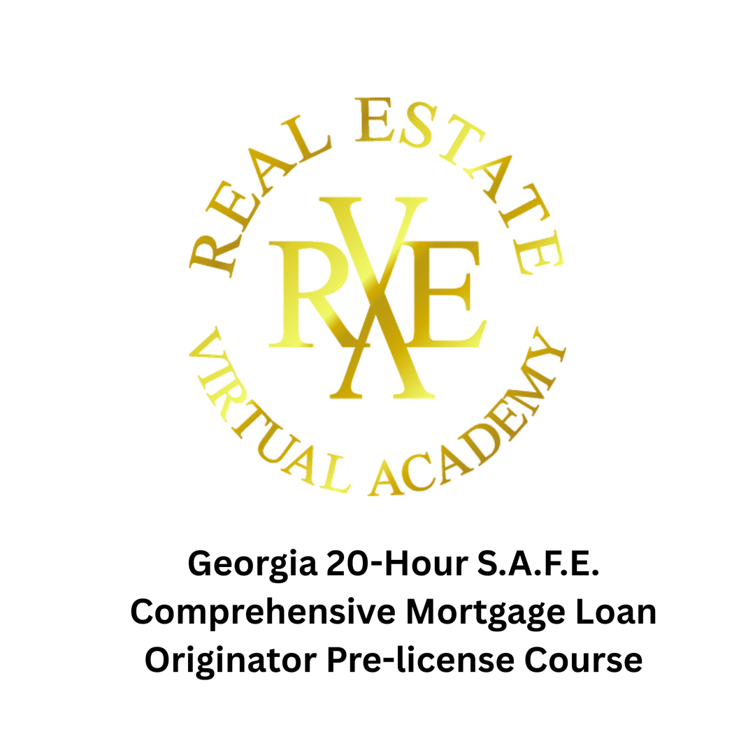 Georgia 20-Hour SAFE Comprehensive Mortgage Loan Originator Pre-Licensing Course
